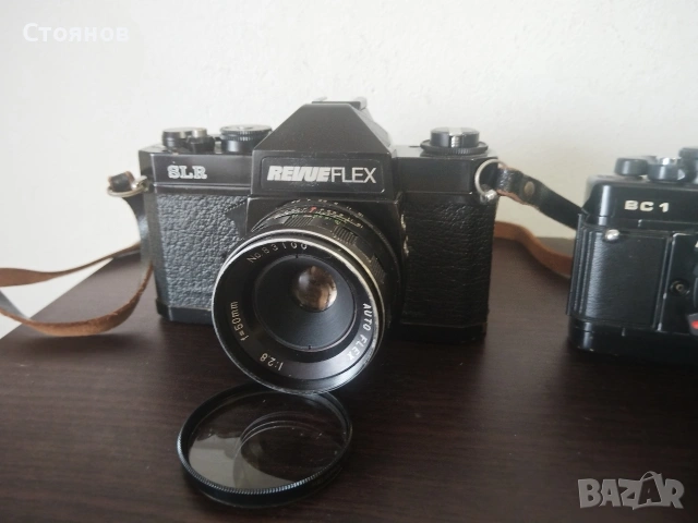 Камери PRAKTICA BC-1, REVUEFLEX SLR, PETRI DREST, ZORKI 4, SOKOL AUTOMAT , снимка 8 - Фотоапарати - 46333827