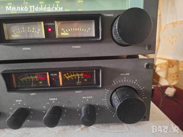 WEGA JPS 352 V100 HIFI VINTAGE STEREO AMPLIFIER WEGA JPS 352 T HI FI VINTAGE STEREO TUNER  , снимка 4 - Ресийвъри, усилватели, смесителни пултове - 52378161