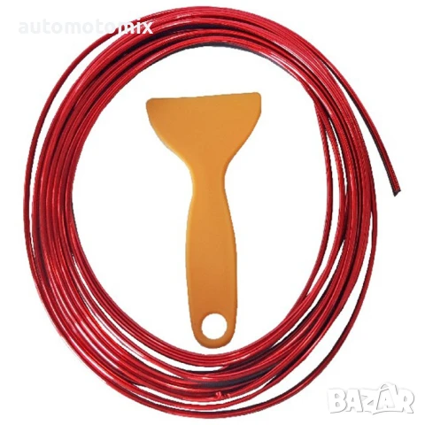 ДЕКОРАЦИЯ ЗА ИНТЕРИОР КАРБОН,СИН,ЧЕРВЕН,ХРОМ - 2024