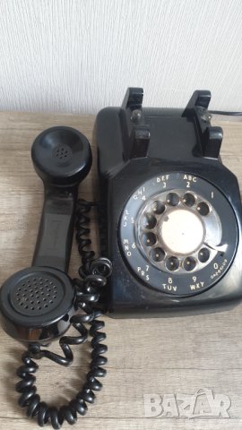 Стар телефон с шайба, снимка 6 - Антикварни и старинни предмети - 41905890