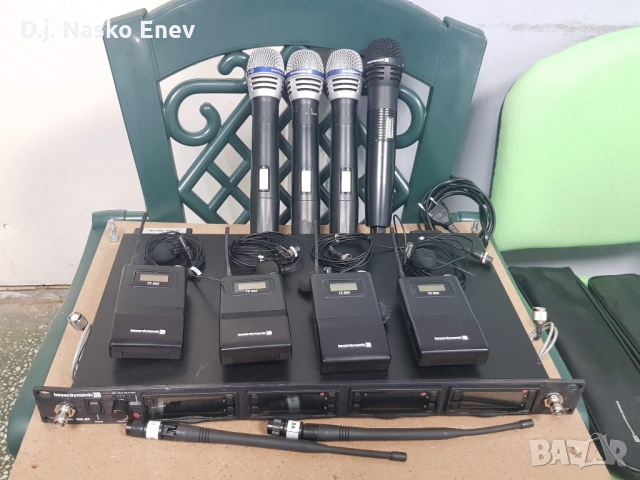 Beyerdynamic Opus 800MF 4x hand transmitter 4x Bodypack Transmitter 4x MU-53 пълен безжичен комплект, снимка 2 - Микрофони - 36074321