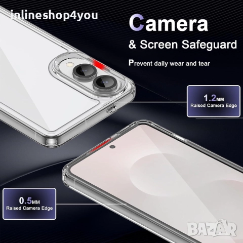 Прозрачен Кейс SPACE CASE за Samsung Galaxy S25 Edge, снимка 2 - Калъфи, кейсове - 51635991
