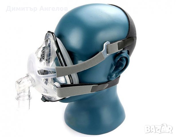 Full Face Маска за сънна апнея за всички CPAP/ЦПАП апарати, с включена каишка, снимка 3 - Други - 34704493