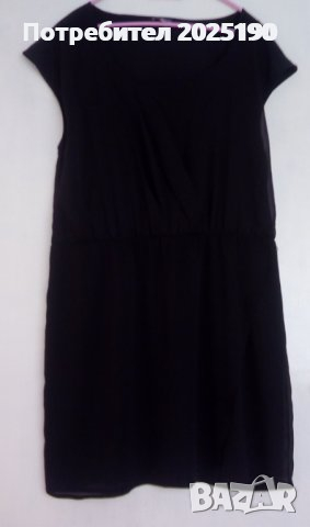 Дамска черна рокля Н&М 