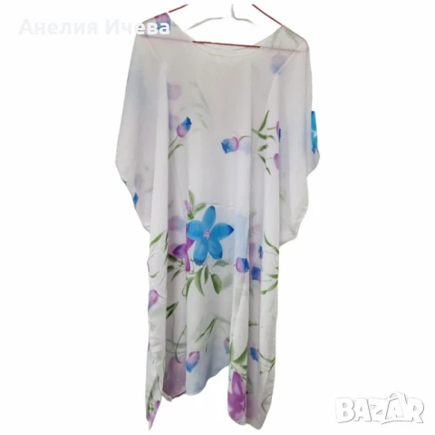 Плажна туника 90x90 – Перфектният избор за стил и комфорт през лятото, снимка 9 - Туники - 50205277