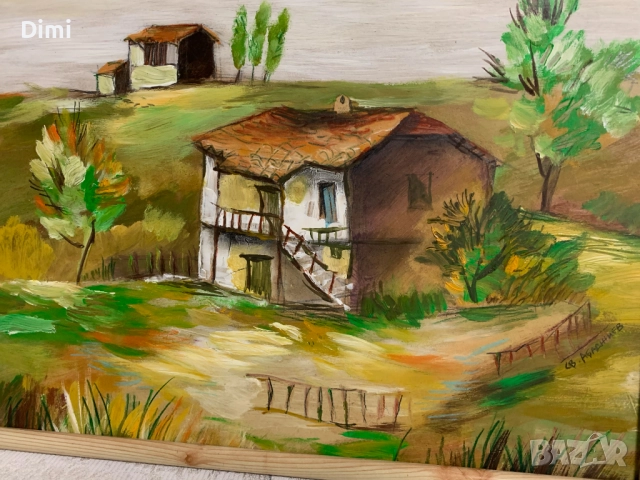 СВЕТЛИН АБАДЖИЕВ​ масло/пейзаж, снимка 3 - Картини - 52837843