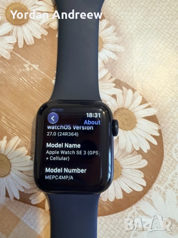 Apple Watch SE 3 GPS 40mm 2025 , снимка 2 - Аксесоари за Apple - 56369004
