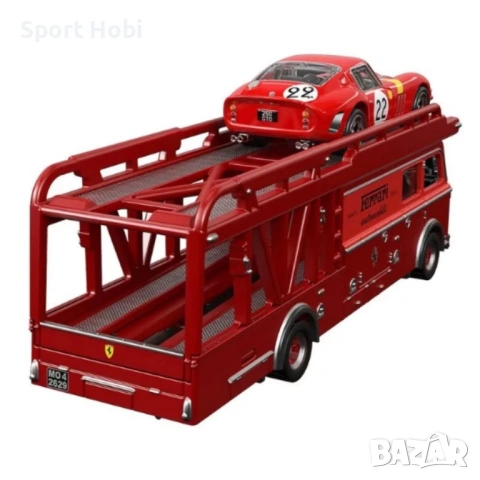 Hot wheels Ferrari Tram Transport 250 GTO & Fiat 642, снимка 4 - Колекции - 52916160