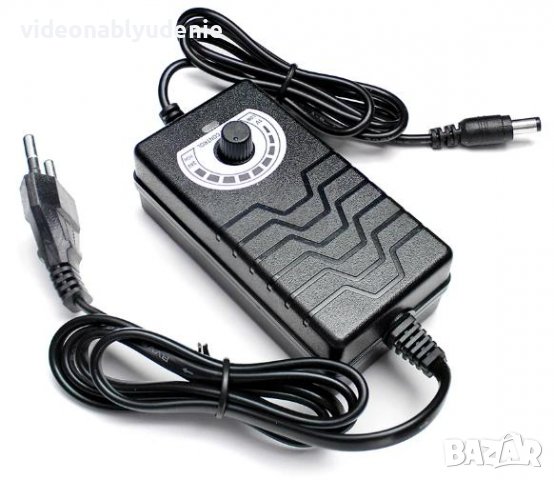 3~24V2A 48W AC100-240V 50/60HZ Универсално Регулируемо Зарядно Адаптор Захранващ Адаптер 5.5х2.5/2.1, снимка 2 - Други - 39443294