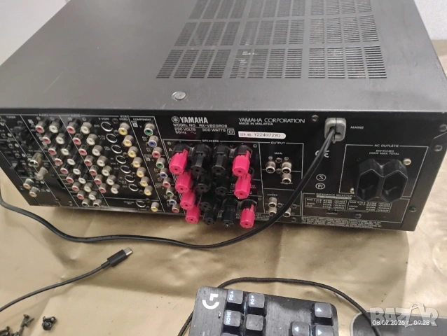 Yamaha rx-v800rds - мощен 6.1 канален ресийвър с phono вход + дистанционно Yamaha., снимка 10 - Ресийвъри, усилватели, смесителни пултове - 53584670