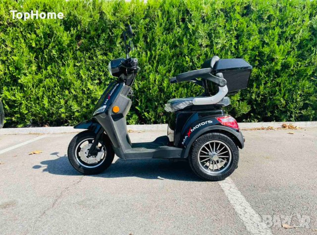  Електрическа Триколка FM1 1500W Черна , снимка 2 - Мотоциклети и мототехника - 42278200