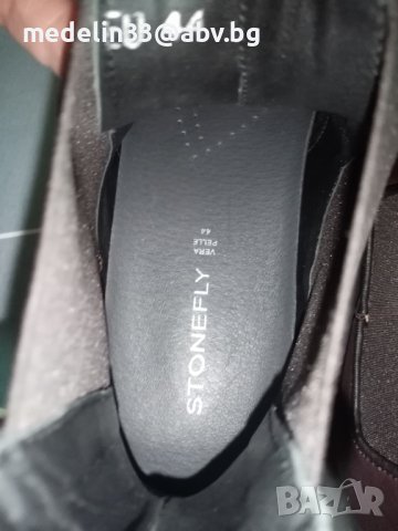 Stonefly Италиански мъжки боти 44, ест. кожа, нови, снимка 6 - Мъжки боти - 42311036