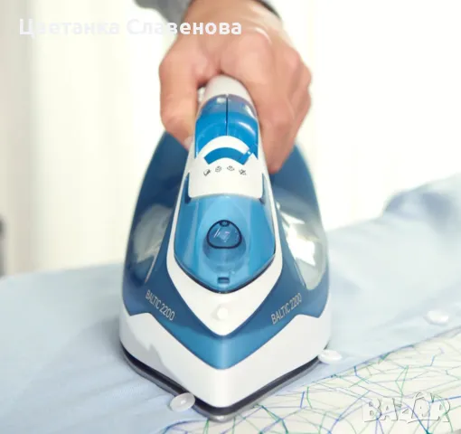 Ютия Taurus Baltic 2200. 2200W, Керамична гладеща плоча, 110g/min, 300ml,, снимка 4 - Ютии - 49663352