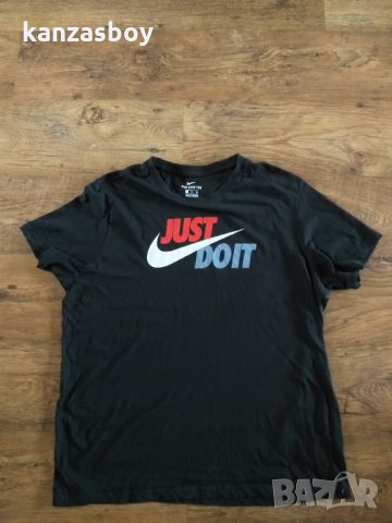  Nike NSW JUST DO IT - страхотна мъжка тениска КАТО НОВА, снимка 5 - Тениски - 35962437