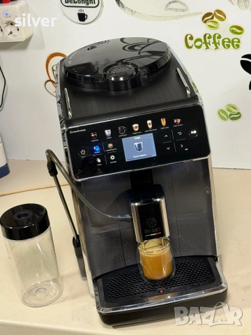 Кафемашина кафе автомат Saeco GranAroma с гаранция, снимка 4 - Кафемашини - 53080799