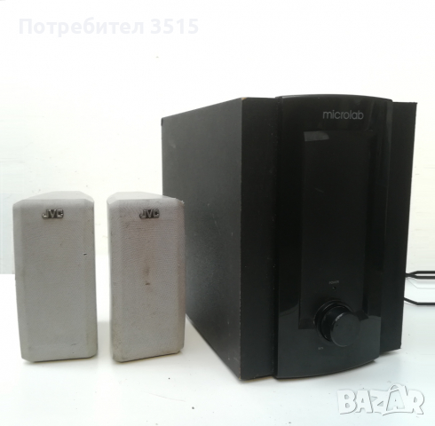 Аудио система 2.1 Microlab M310 + JVC буфер с колонки