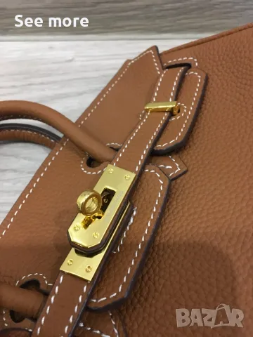 Hermès Birkin Bag чанта кожа, снимка 6 - Чанти - 56082871