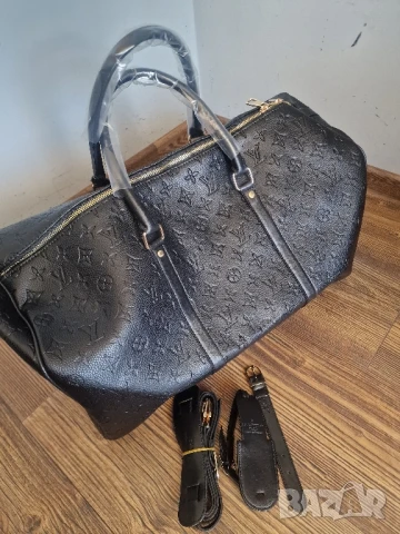 Страхотен пътнически сак LOUIS VUITTON, среден размер, с голяма дръжка , нов , снимка 7 - Сакове - 51357812