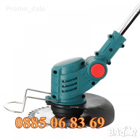 Акумулаторен тример за трева 36V 8Ah, косачка за трева с две батерии, електрически тример, снимка 6 - Градинска техника - 39526482