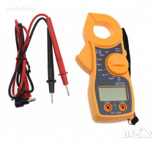 Малки амперклещи МT-87, зумер, VAC, VDC, AAC, OHM, снимка 1