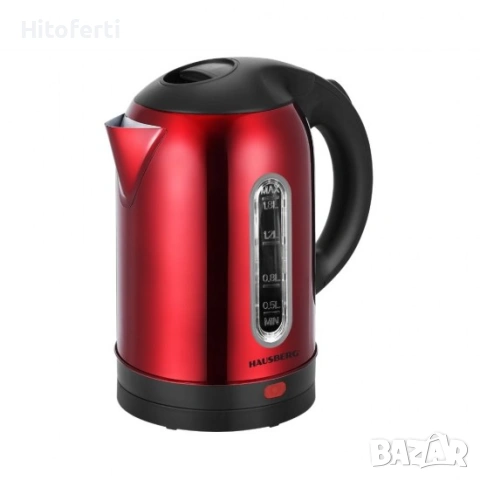 ЕЛЕКТРИЧЕСКА КАНА ОТ НЕРЪЖДАЕМА СТОМАНА HAUSBERG HB-3621