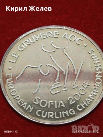 Плакет Европейско първенство по кърлинг2004г. София Принцеса Калина 49561, снимка 4 - Антикварни и старинни предмети - 50003454