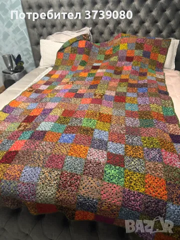 Oдеало/покривка за легло стил PATCHWORK!, снимка 2 - Олекотени завивки и одеяла - 49763965