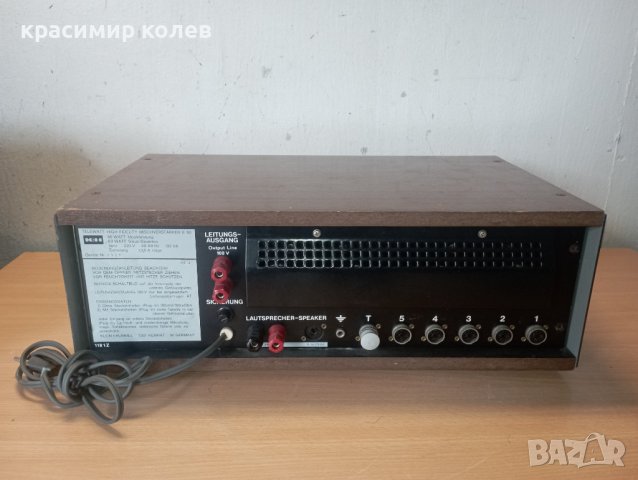 винтидж миксер усилвател "Klein&Hummel Telewatt E60", снимка 6 - Ресийвъри, усилватели, смесителни пултове - 40339135