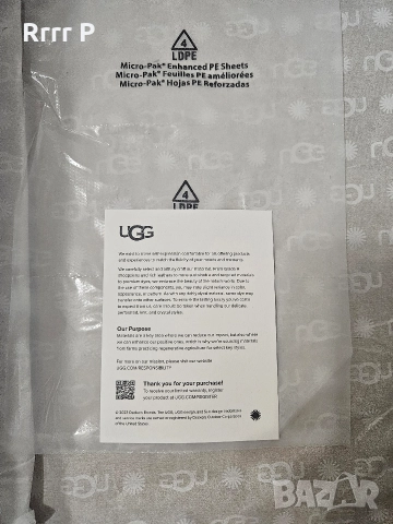 UGG - Велурени зимни боти Classic Mini Dipper Бежов цвят, снимка 8 - Дамски боти - 52915382