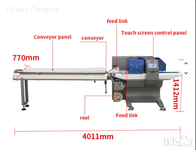 Пакетираща машина FLOWPACK, снимка 4 - Други машини и части - 52166744