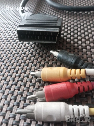 Аудио видео кабел Скарт Wireman SCART-4RCA, 1.5 метра