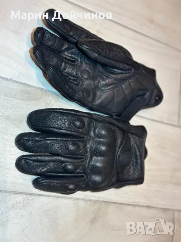 Кожени Мото Ръкавици, снимка 2 - Ръкавици - 48453596