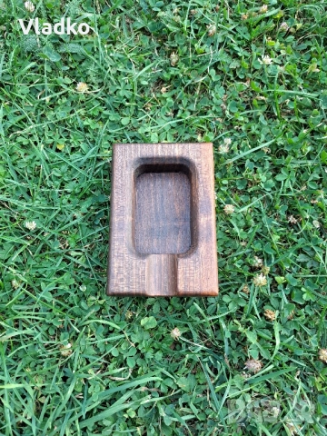 Дървен пепелник за пури 
