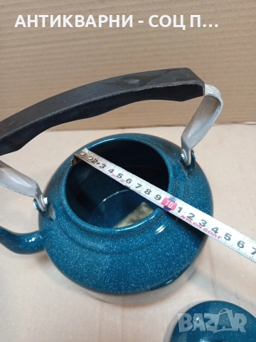 Соц Стар Чисто Нов Емайлиран Чайник. НОМЕР 1700., снимка 11 - Антикварни и старинни предмети - 53818829