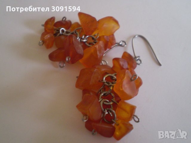 Руски кехлибарени обеци от 90-те, снимка 9 - Антикварни и старинни предмети - 35979801