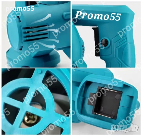 2в1 Безжична Духалка за Листа Прахосмукачка за Прах с Две Батерии 21V, снимка 7 - Градинска техника - 50754468