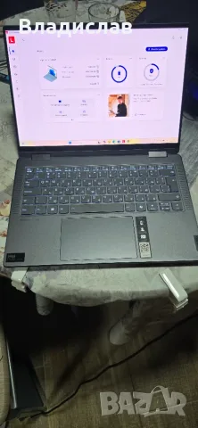 Lenovo Yoga 7 2-in-1 14" 2.8K OLED | Ultra 7 155H | 32GB | 1TB | Като нов | Гаранция, снимка 4 - Лаптопи за работа - 55792829