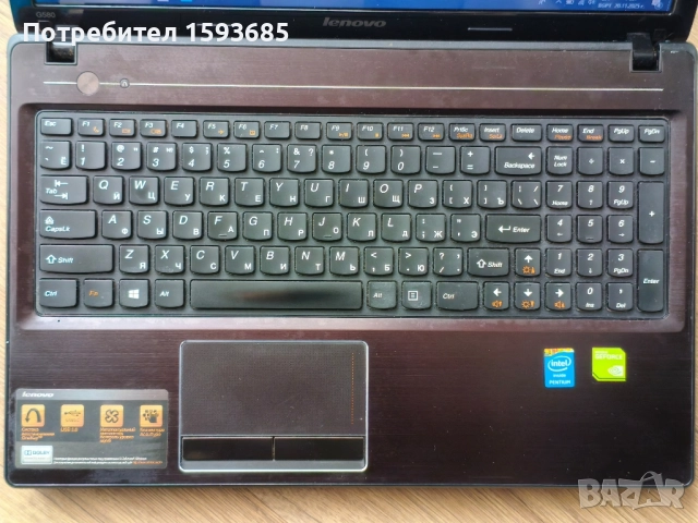 Лаптоп Lenovo g580 - SSD, Nvidia 710M, снимка 2 - Лаптопи за дома - 52487967