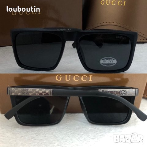 Gucci класически мъжки слънчеви очила с поляризация