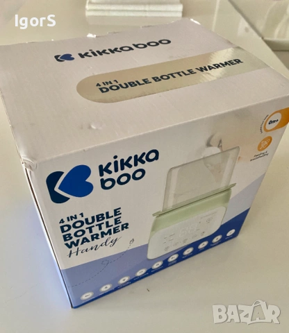 KIKKA BOO Двоен нагревател за шишета 4 в 1, снимка 6 - Прибори, съдове, шишета и биберони - 53390551