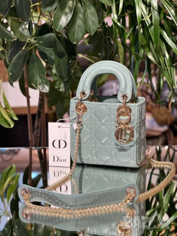 мини чанти lady 11x12cm christian dior, снимка 8 - Чанти - 51427054