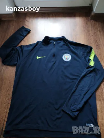 NIKE MANCHESTER CITY 2018/2019 - страхотна футболна блуза ХЛ, снимка 5 - Спортни дрехи, екипи - 49800055