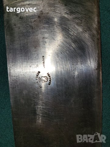 Огромен старинен касапски нож, снимка 1 - Антикварни и старинни предмети - 41847986