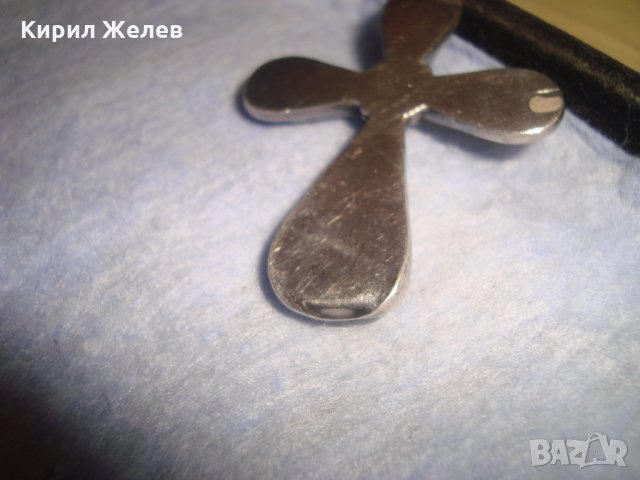 СТАРИНЕН СРЕБЪРЕН СЕДЕФЕН КРЪСТ ОКСИДИРАНО СРЕБРО МАЙСТОРСКА СТАРА РЪЧНА ИЗРАБОТКА 26047, снимка 13 - Антикварни и старинни предмети - 35950586