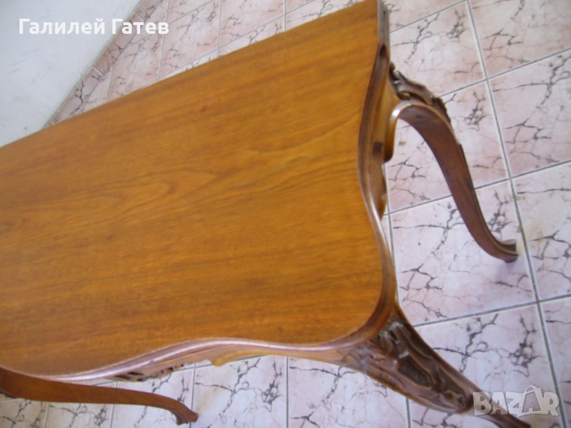 Старинни Маси за Хранене - Орехови, снимка 12 - Антикварни и старинни предмети - 49093053