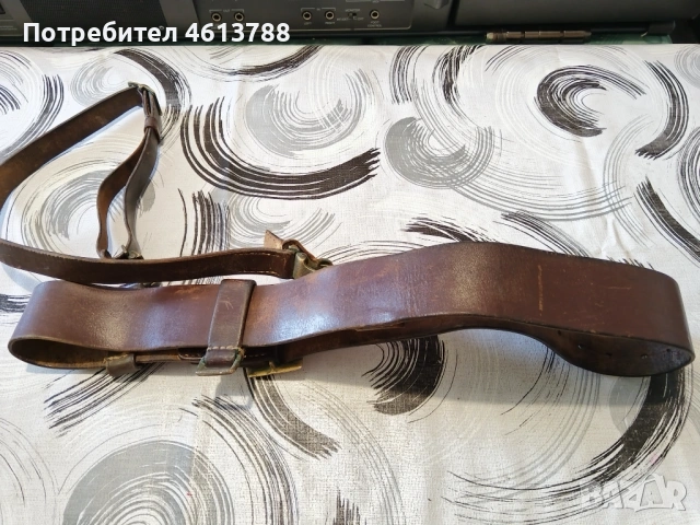 Военен кожен колан, снимка 6 - Колани - 53838503