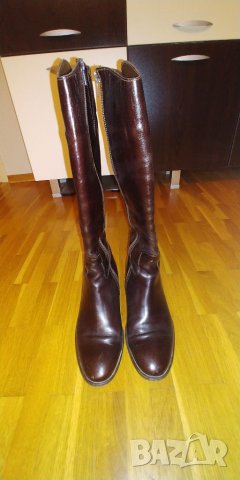 Италиански ботуши, номер 38, естествена кожа, снимка 3 - Дамски ботуши - 34804895