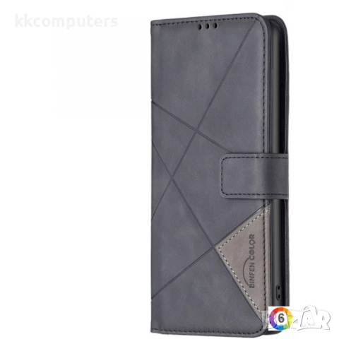HMD Pulse PRO / Pulse / Pulse+ Rhombus Texture Magnetic Wallet Кожен Калъф и Протектор, снимка 7 - Калъфи, кейсове - 51418880