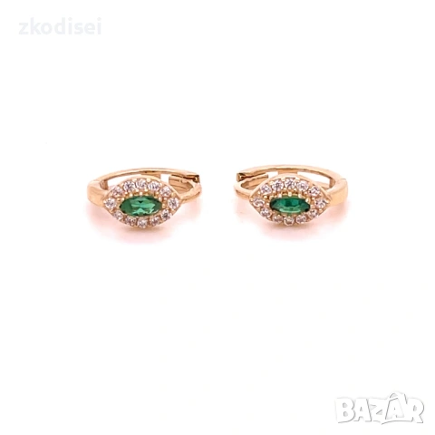 Златни детски обеци 1,54гр. 14кр. проба:585 модел:37738-3