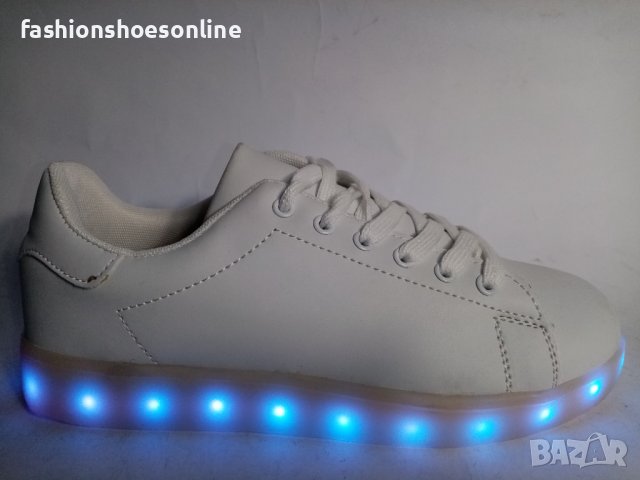 Юношески маратонки със USB зарядно. , снимка 3 - Маратонки - 40428385